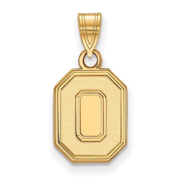 10k Yellow Gold Ohio State Small ´O´ Pendant